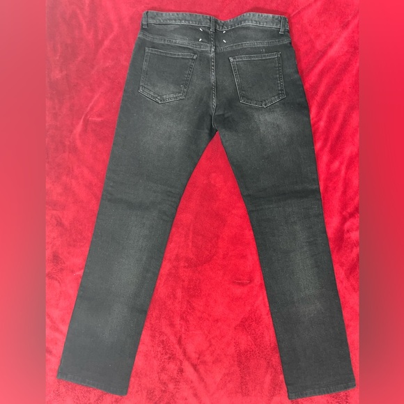 MAISON MARTIN MARGIELA black denim NWOT - Picture 2 of 5